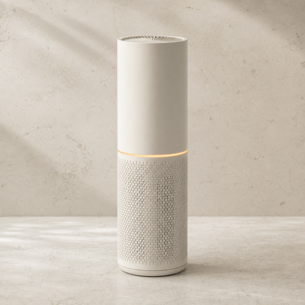 Air purifier in a quiet interior